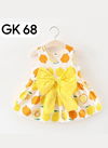 Yellow Colour GURUKRUPA Fancy Stylish Party Wear Girls Kids Colllection GK-68